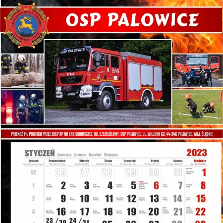 Kalendarz strażacki 2023
