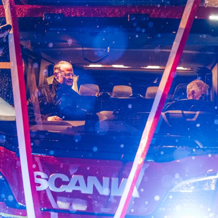 Przywitanie nowego wozu strażackiego OSP Książenice