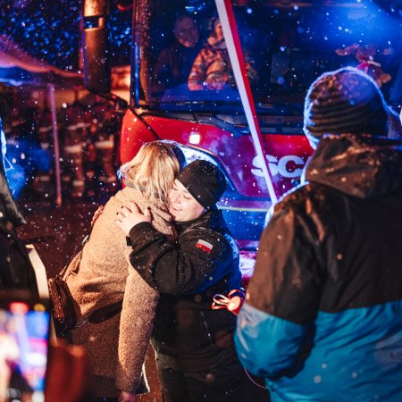 Przywitanie nowego wozu strażackiego OSP Książenice